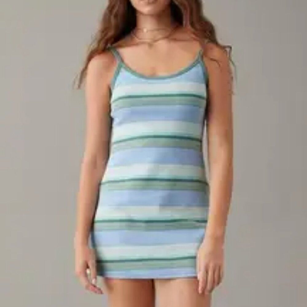 American Eagle Viscose A-Line Midi Dress Sz XS